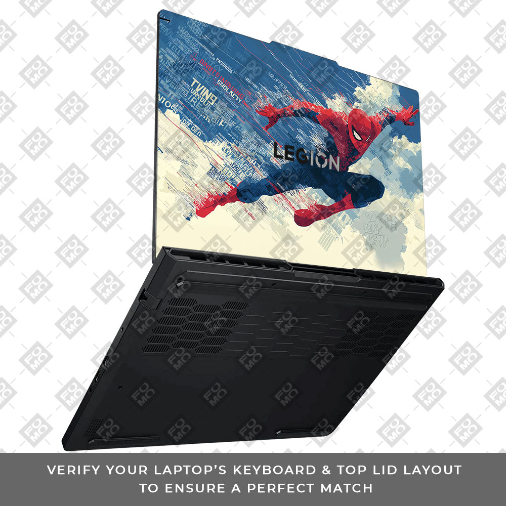 Spiderman Velocity Lenovo Legion Pro 5 16ADR10 Laptop Skin