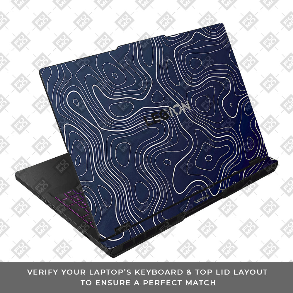 Fluid Lines Design Lenovo Legion Pro 5 16AFR10 Laptop Skin