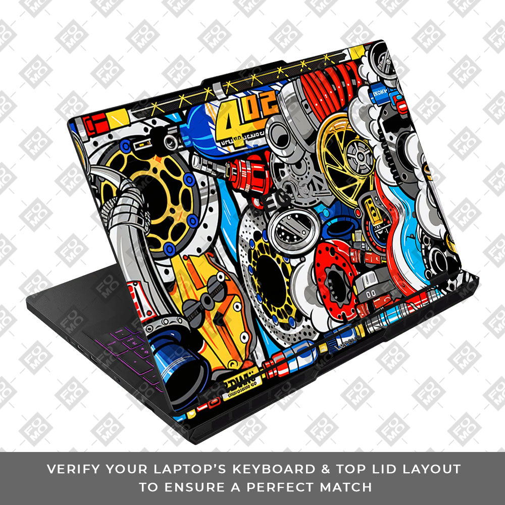 Mechanical Chaos Lenovo Legion Pro 5 16AFR10 Laptop Skin