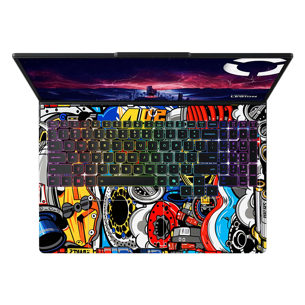 Mechanical Chaos Lenovo Legion Pro 5 16IAX10 Laptop Skin