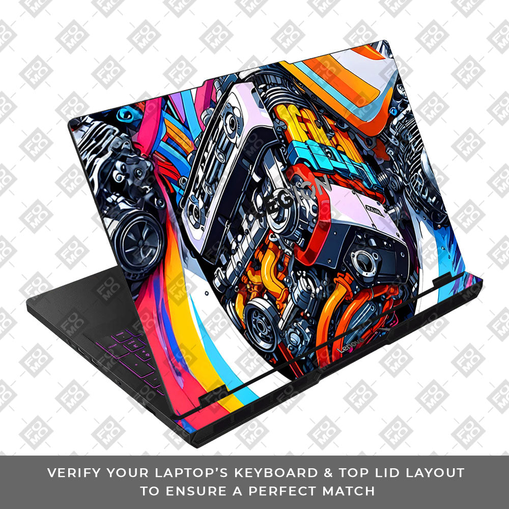 Power in Motion Lenovo Legion Pro 5 16AFR10 Laptop Skin