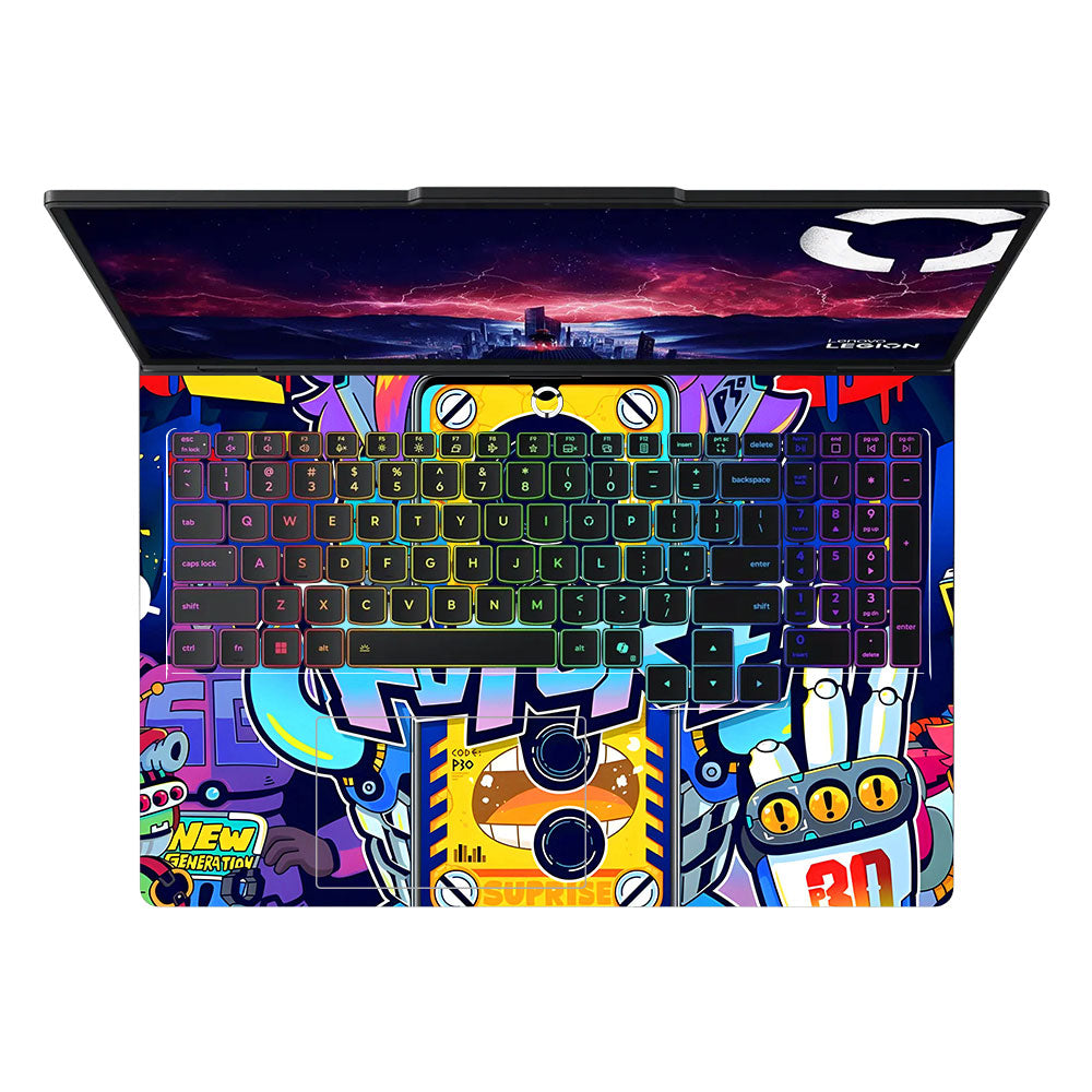 Futuristic Cyberpunk Vision Lenovo Legion Pro 5 16IAX10 Laptop Skin