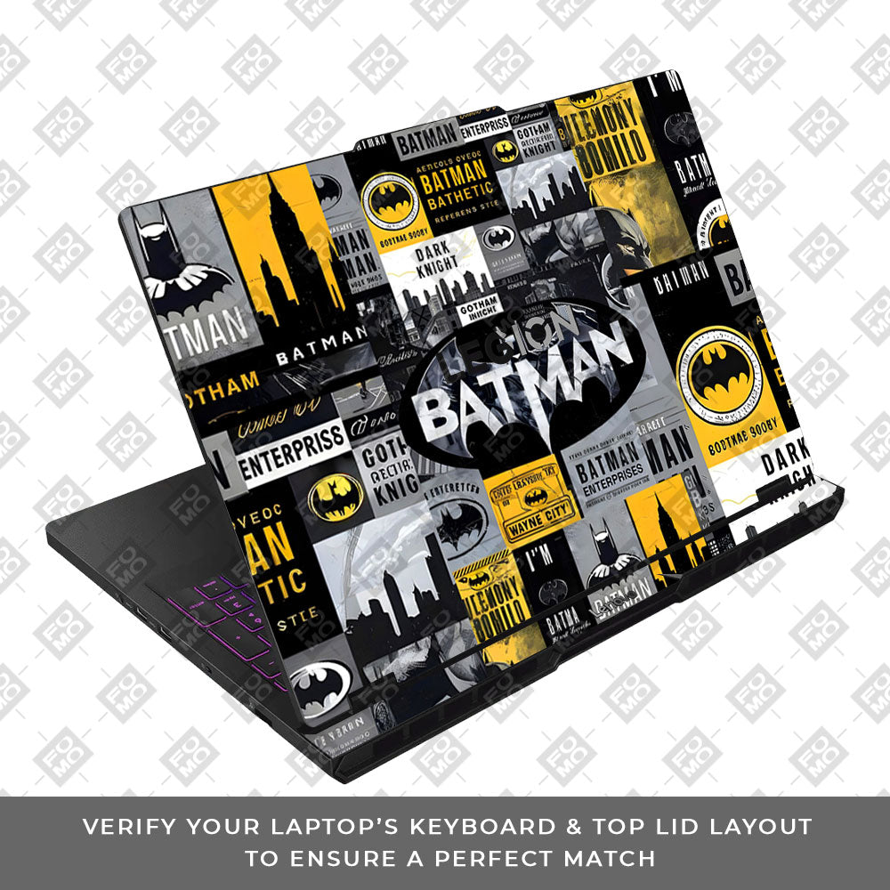 Batman Collage Lenovo Legion Pro 5 16AFR10 Laptop Skin