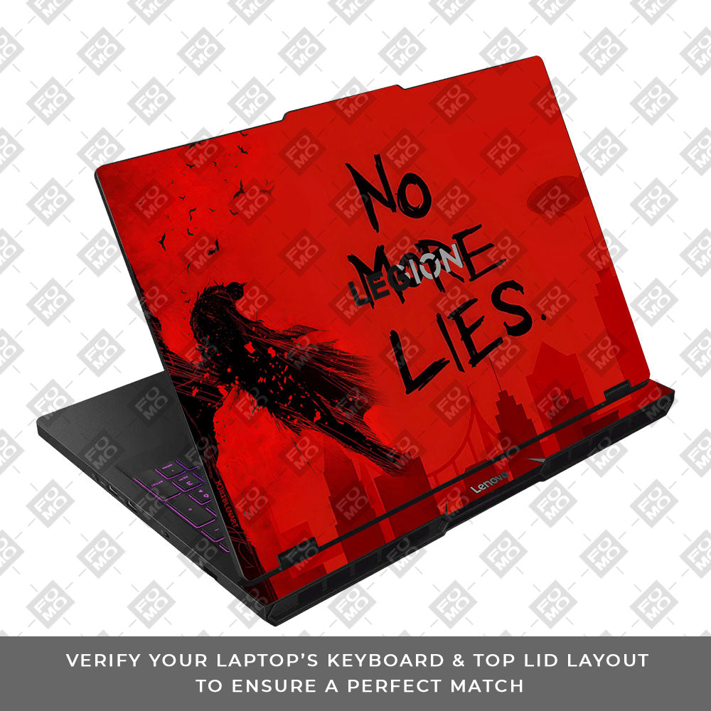 Batman No More Lies Lenovo Legion Pro 5 16AFR10 Laptop Skin