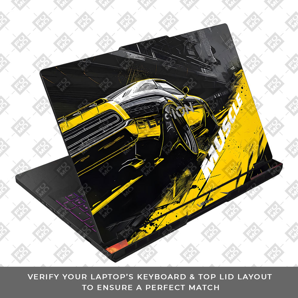 Black Muscle Lenovo Legion Pro 5 16AFR10 Laptop Skin