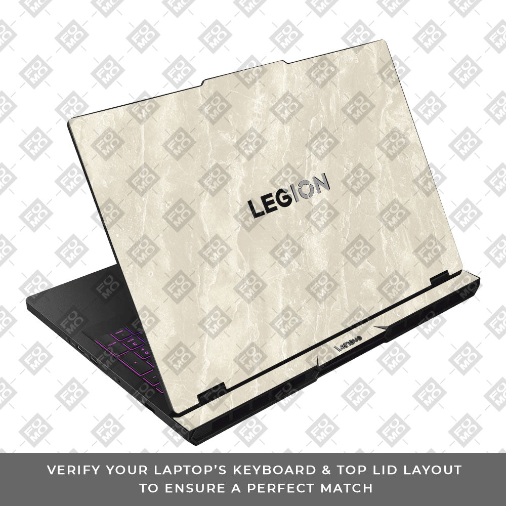 Textured Marble Lenovo Legion Pro 5 16AFR10 Laptop Skin
