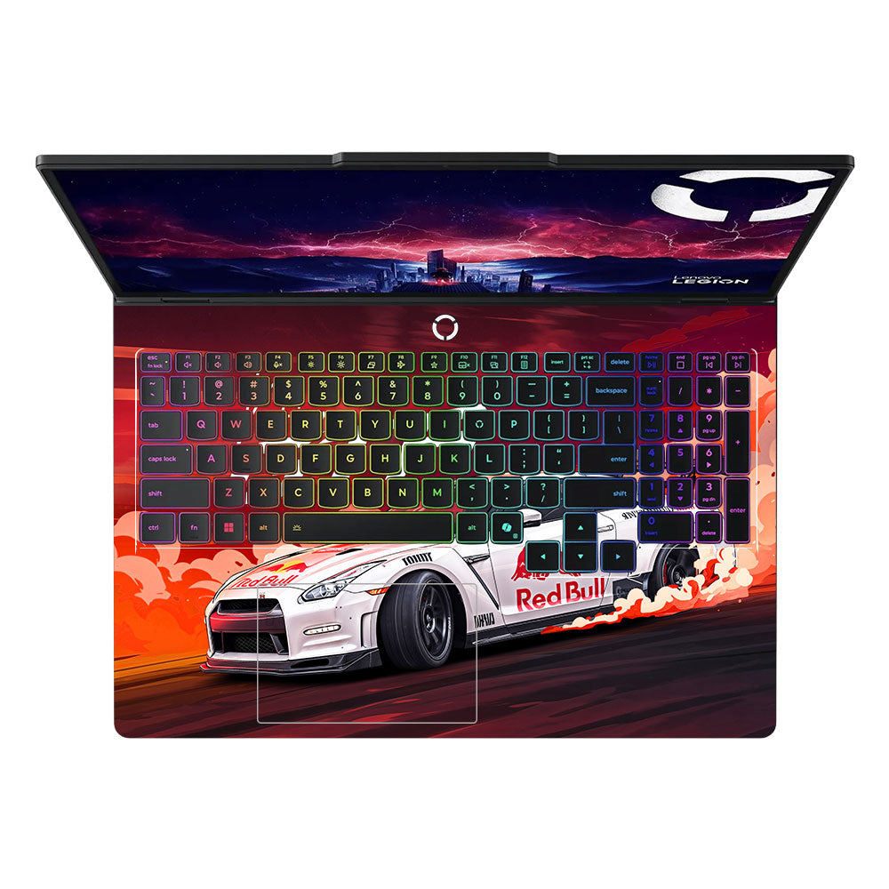 Nissan GTR Red Bull Drift Fury Lenovo Legion Pro 5 16ADR10 3D Laptop Skin