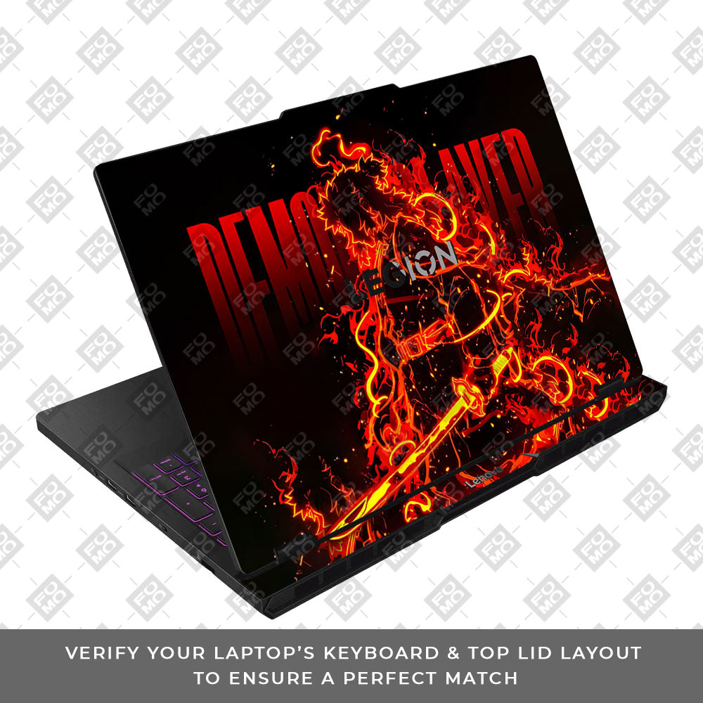 Rengoku Blazing Inferno Lenovo Legion Pro 5 16AFR10 Laptop Skin
