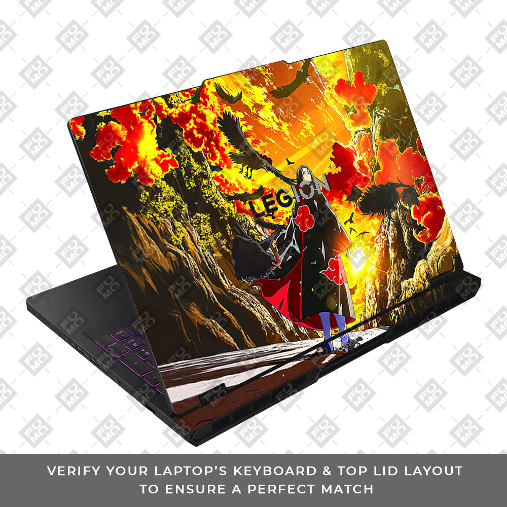 Itachi with Flock of Crows Lenovo Legion Pro 5 16AFR10 Laptop Skin