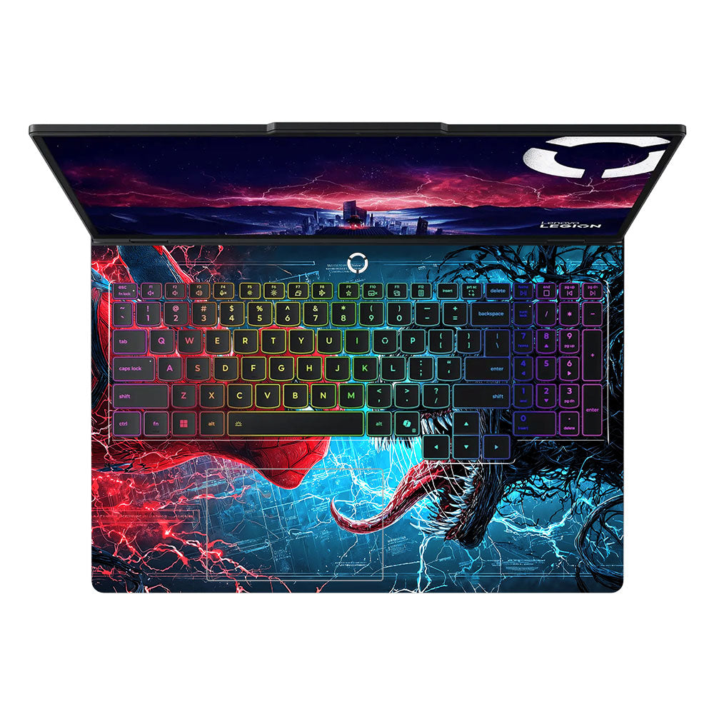 Spiderman vs Venom Showdown Lenovo Legion Pro 5 16IAX10 3D Laptop Skin