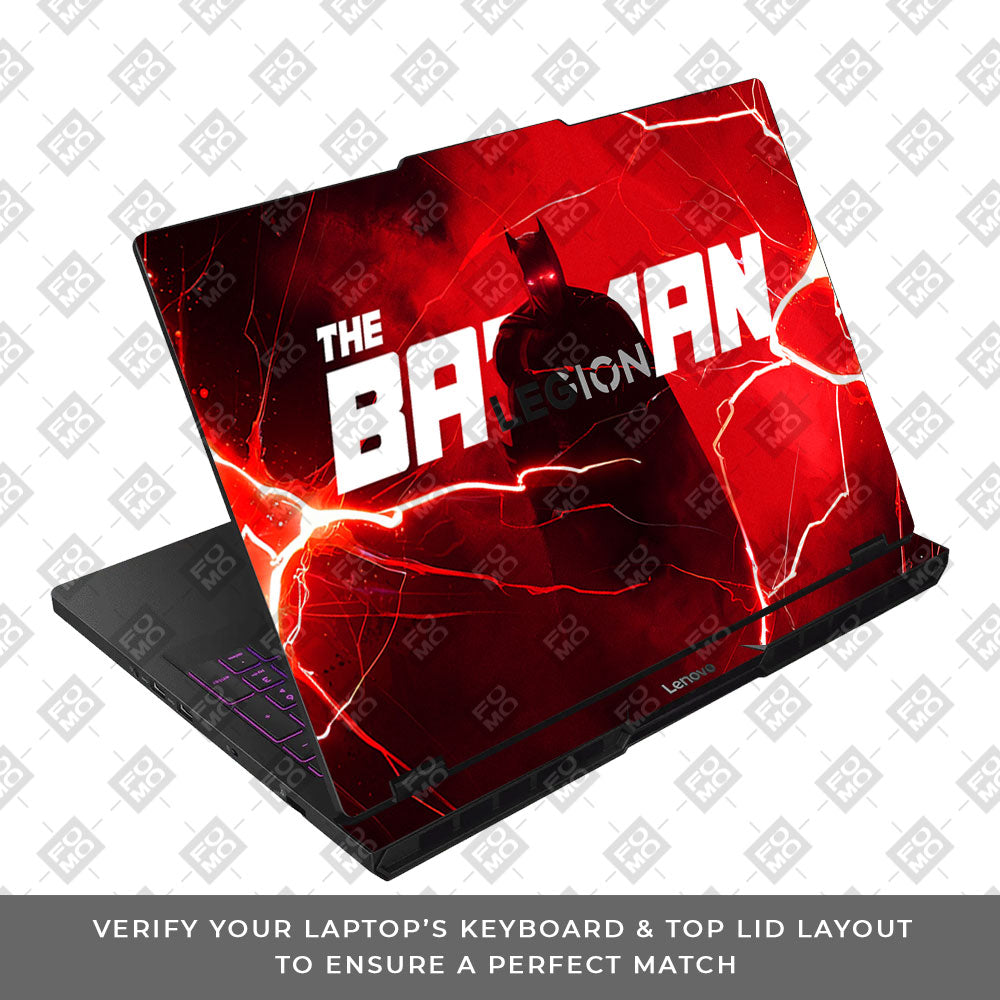 Red Rage Batman Lenovo Legion Pro 5 16AFR10 Laptop Skin