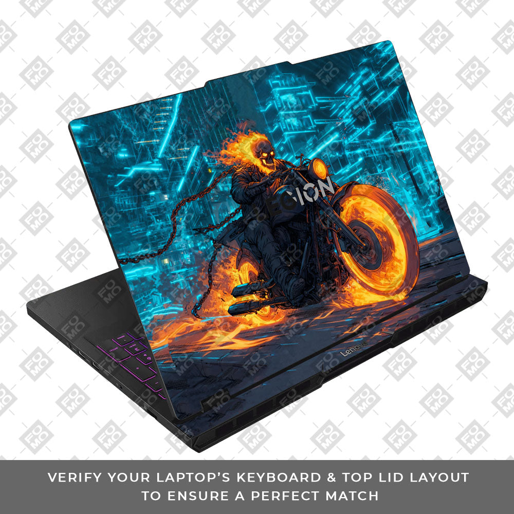 Hellfire Rider Lenovo Legion Pro 5 16AFR10 Laptop Skin