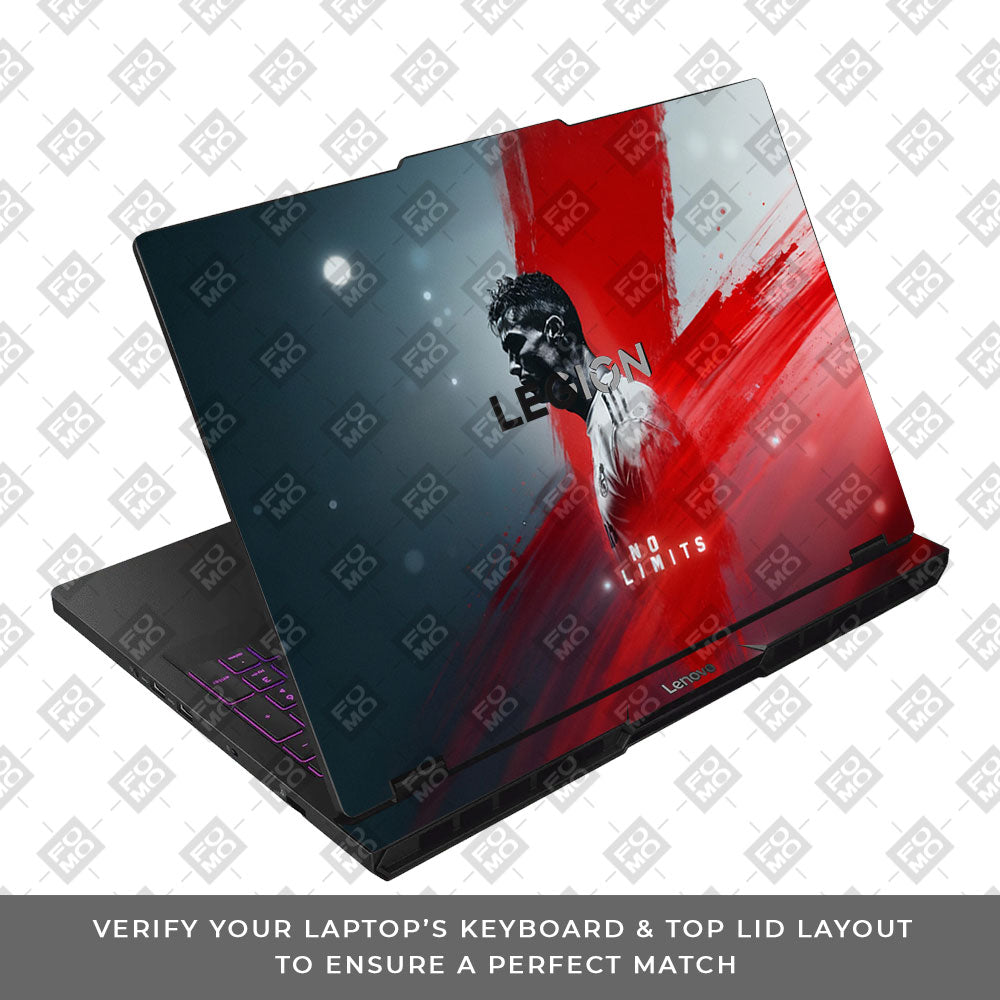 No Limits Ronaldo Spirit Lenovo Legion Pro 5 16AFR10 Laptop Skin
