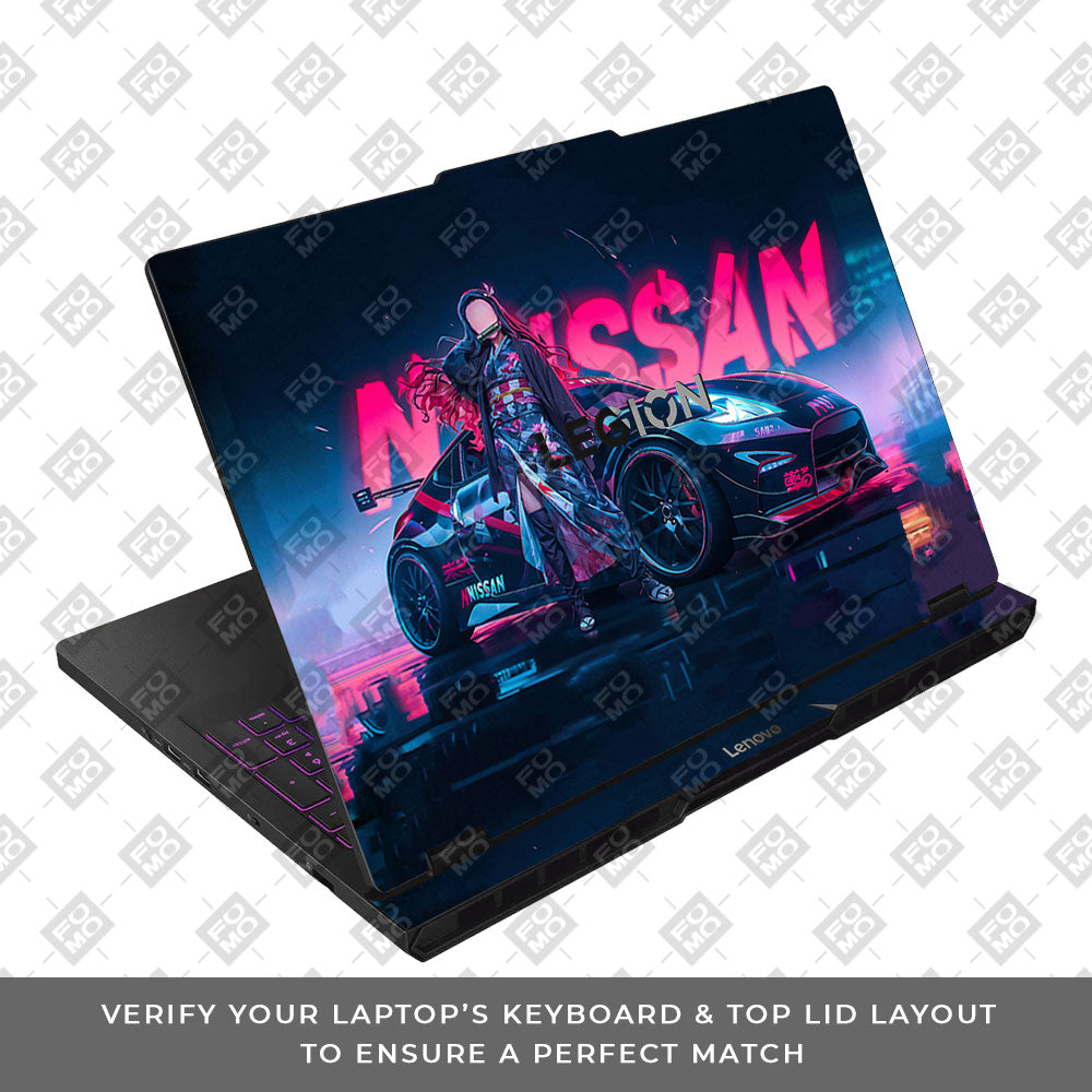 Neon Bloom Nezuko Racer Lenovo Legion Pro 5 16AFR10 Laptop Skin