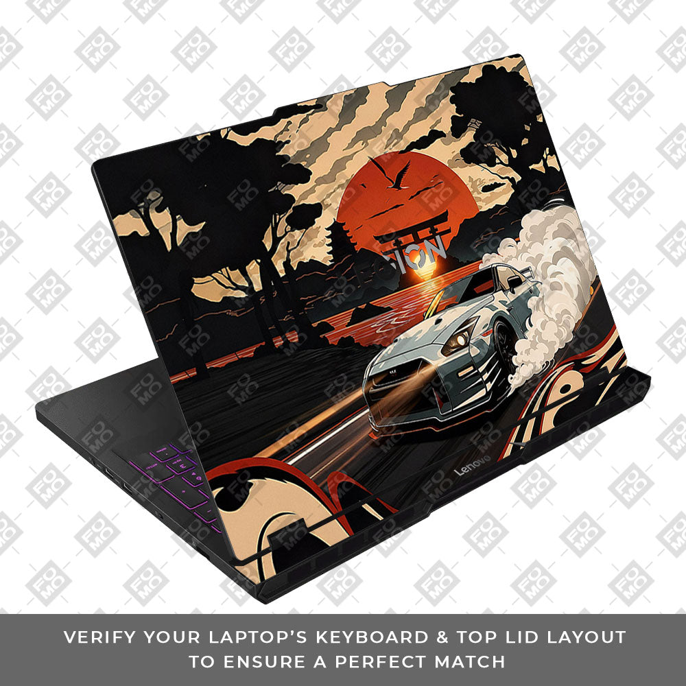 Samurai Rising Sun GTR Lenovo Legion Pro 5 16AFR10 Laptop Skin