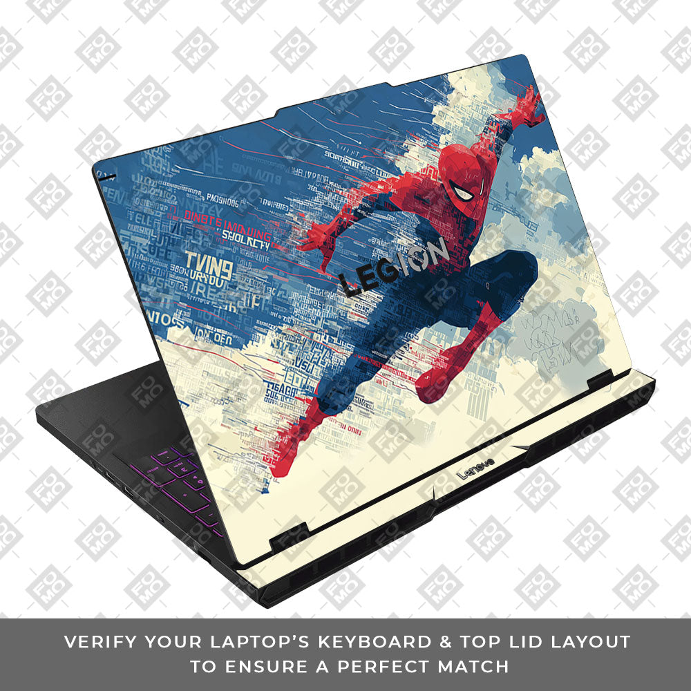 Spiderman Velocity Lenovo Legion Pro 5 16AFR10 Laptop Skin