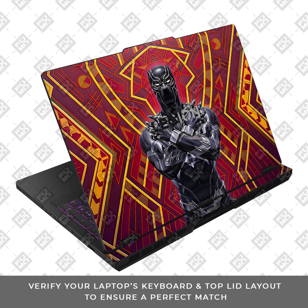 Wakanda Royal Power Lenovo Legion Pro 5 16AFR10 3D Laptop Skin