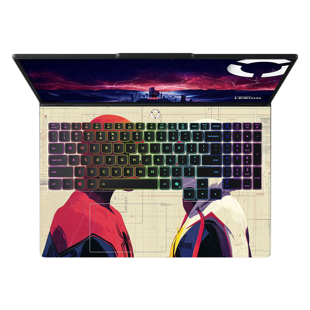 Spider Man X Spider Gwen Lenovo Legion Pro 5 16ADR10 Laptop Skin