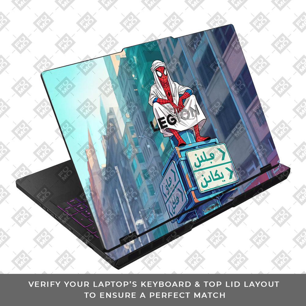 Arabian Spider Man Lenovo Legion Pro 5 16AFR10 Laptop Skin