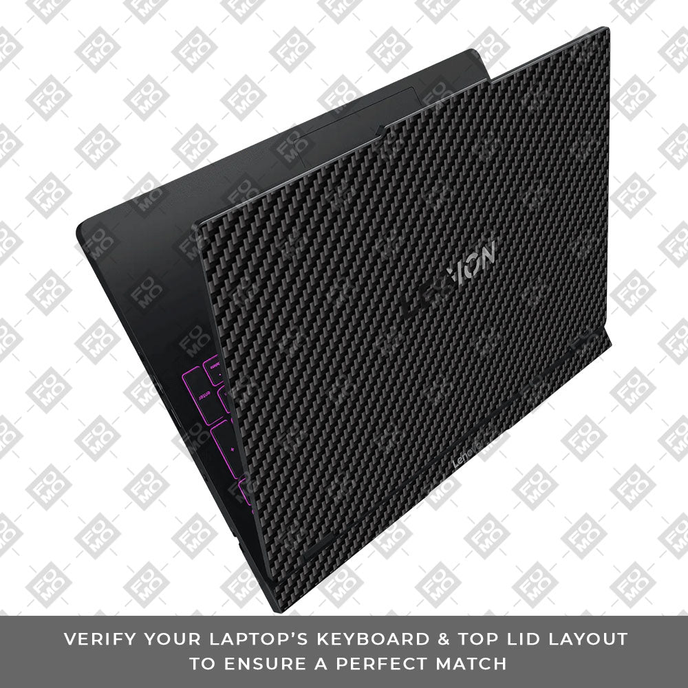 Textured Carbon Fibre Lenovo Legion Pro 5 16IAX10 Laptop Skin