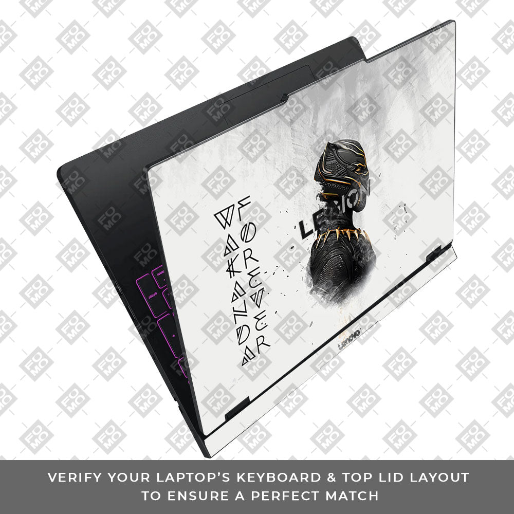 Wakanda Forever Black Panther Comic Lenovo Legion Pro 5 16IAX10 Laptop Skin