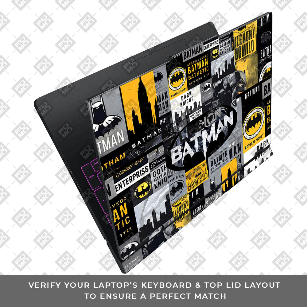 Batman Collage Lenovo Legion Pro 5 16IAX10 Laptop Skin