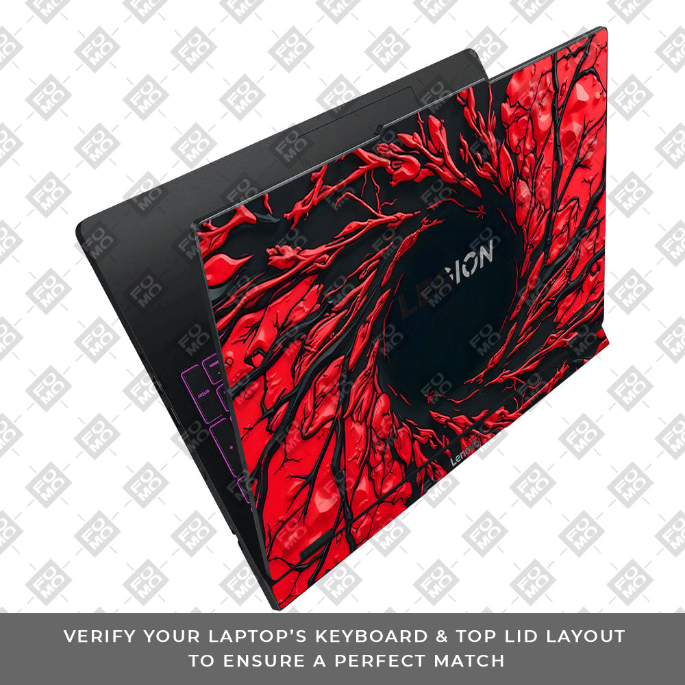 Spiderman Web Red Lenovo Legion Pro 5 16IAX10 Laptop Skin