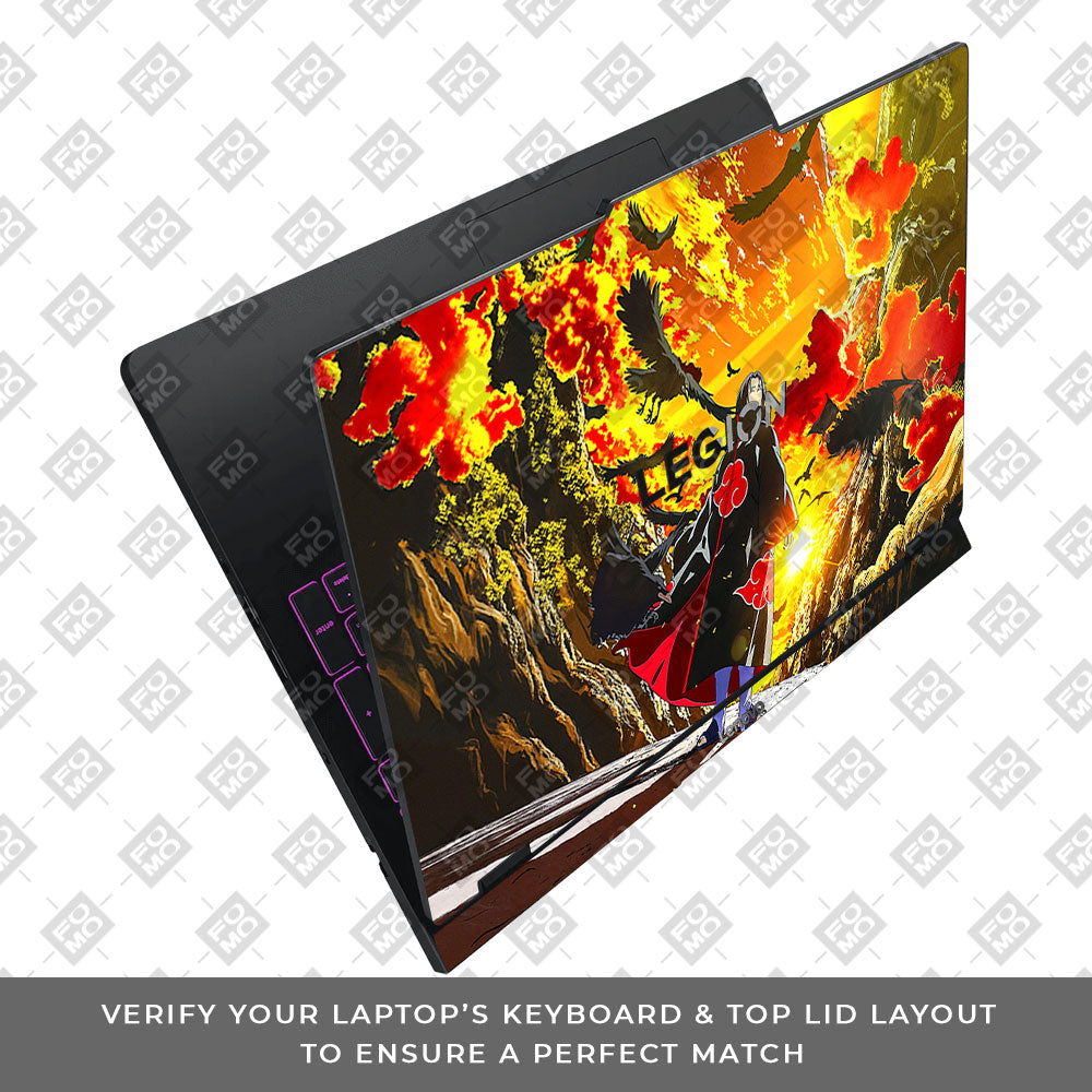 Itachi with Flock of Crows Lenovo Legion Pro 5 16IAX10 Laptop Skin