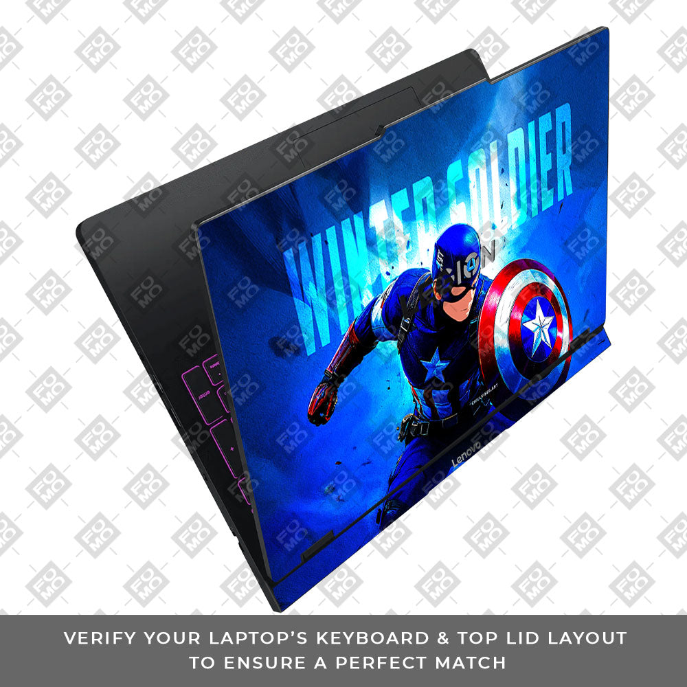 Shield of Justice Captain America Lenovo Legion Pro 5 16IAX10 Laptop Skin