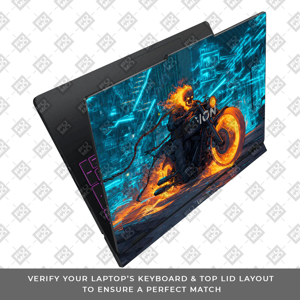 Hellfire Rider Lenovo Legion Pro 5 16IAX10 Laptop Skin
