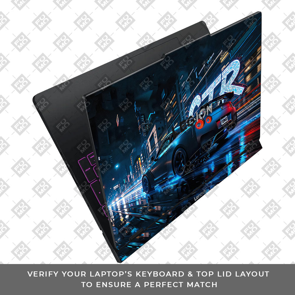 Neon GTR Nights Lenovo Legion Pro 5 16IAX10 Laptop Skin