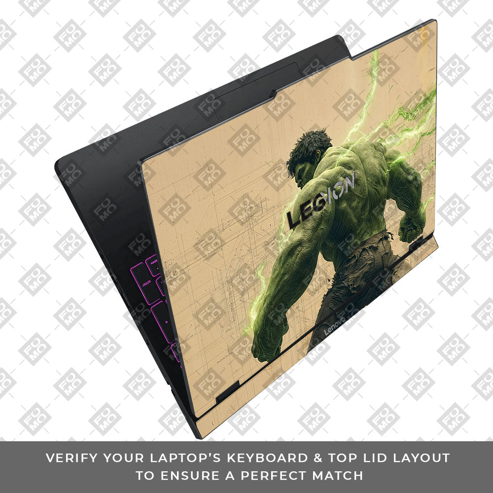 Hulk Unleashed Lenovo Legion Pro 5 16IAX10 Laptop Skin