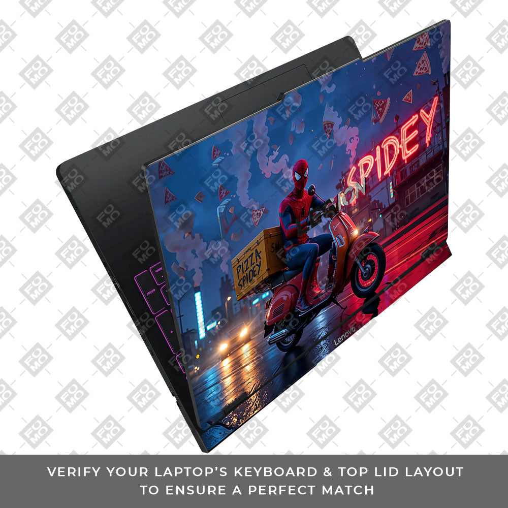 Pizza Spidey Lenovo Legion Pro 5 16IAX10 Laptop Skin
