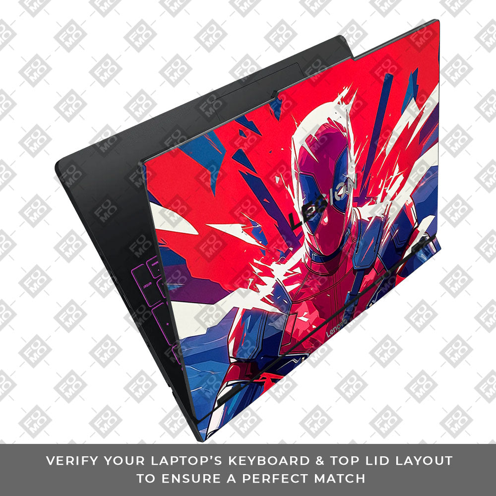 Deadpool Power Burst Lenovo Legion Pro 5 16IAX10 Laptop Skin