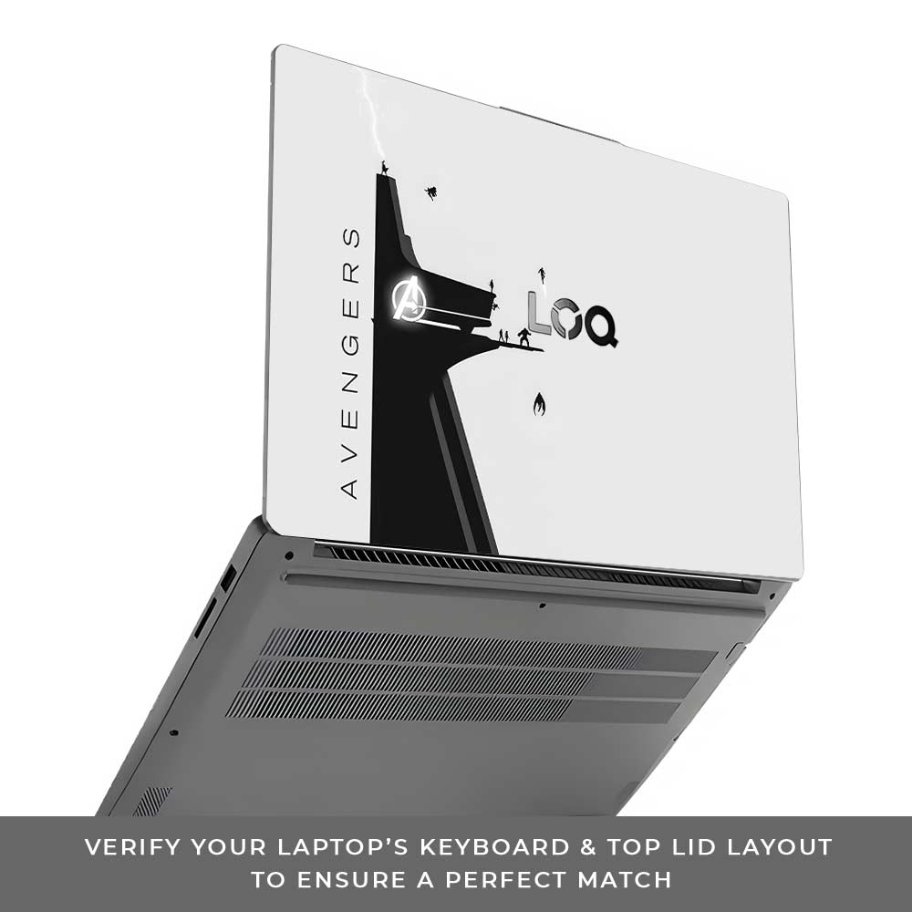 Avengers In Action Lenovo LOQ Essential 15IAX9E Laptop Skin