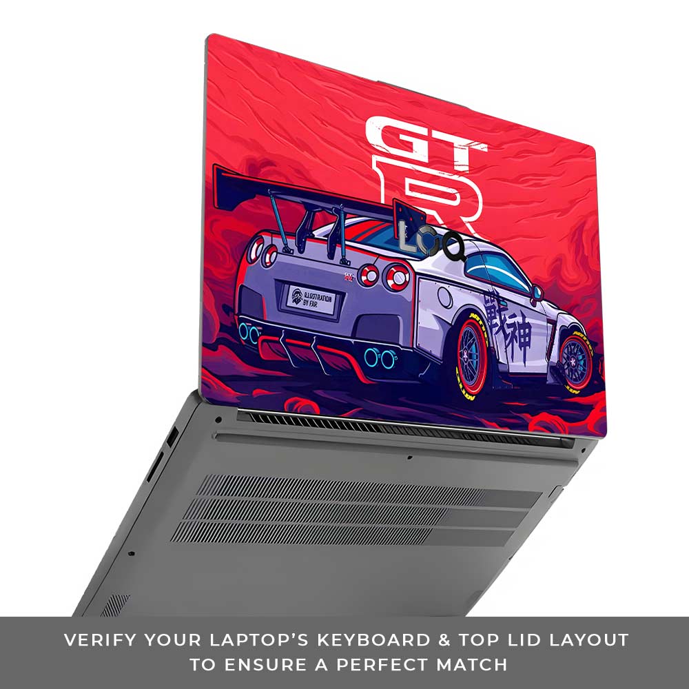 Nissan GTR Racing Edition Lenovo LOQ Essential 15IAX9E 3D Laptop Skin