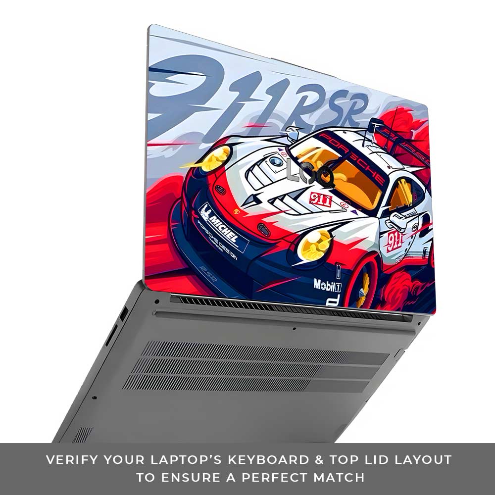Porsche 911 RSR Lenovo LOQ Essential 15IAX9E Laptop Skin
