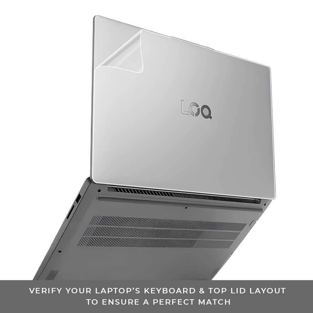 Lenovo LOQ Essential 15IAX9E Transparent Shockproof Laptop Skin