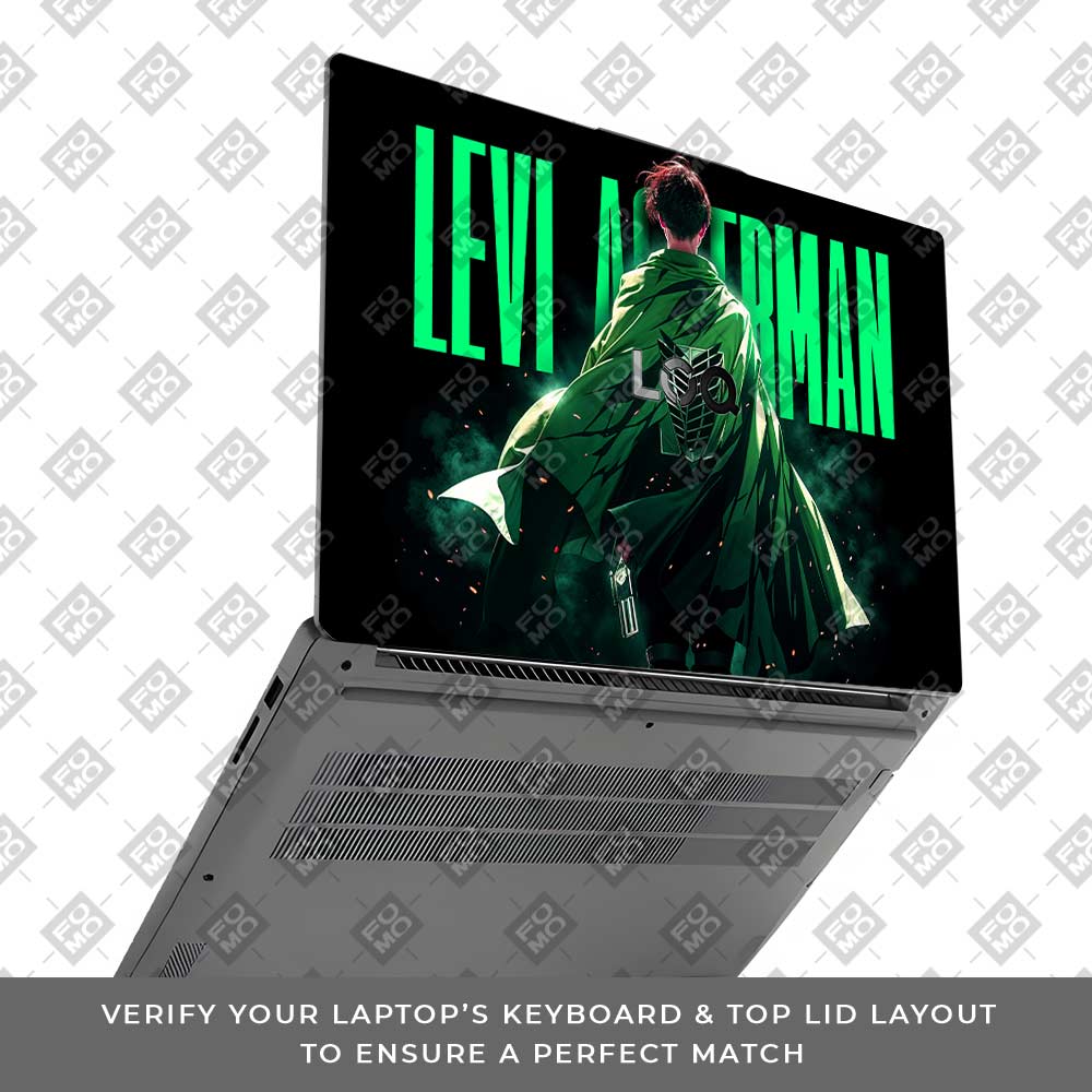 Levi Ackerman Stance Lenovo LOQ Essential 15IAX9E Laptop Skin