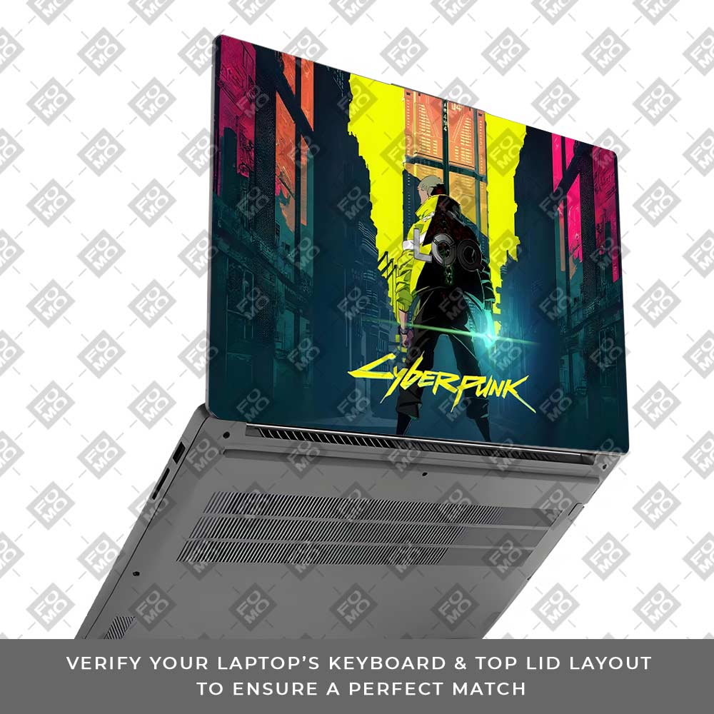 Cyberpunk Uprising Lenovo LOQ Essential 15IAX9E Laptop Skin