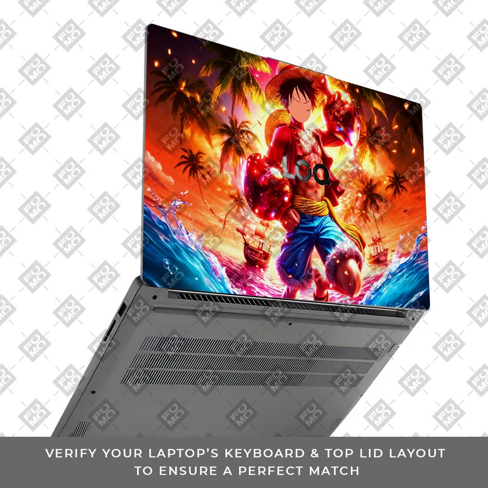 Luffy's Radiant Will Lenovo LOQ Essential 15IAX9E Laptop Skin
