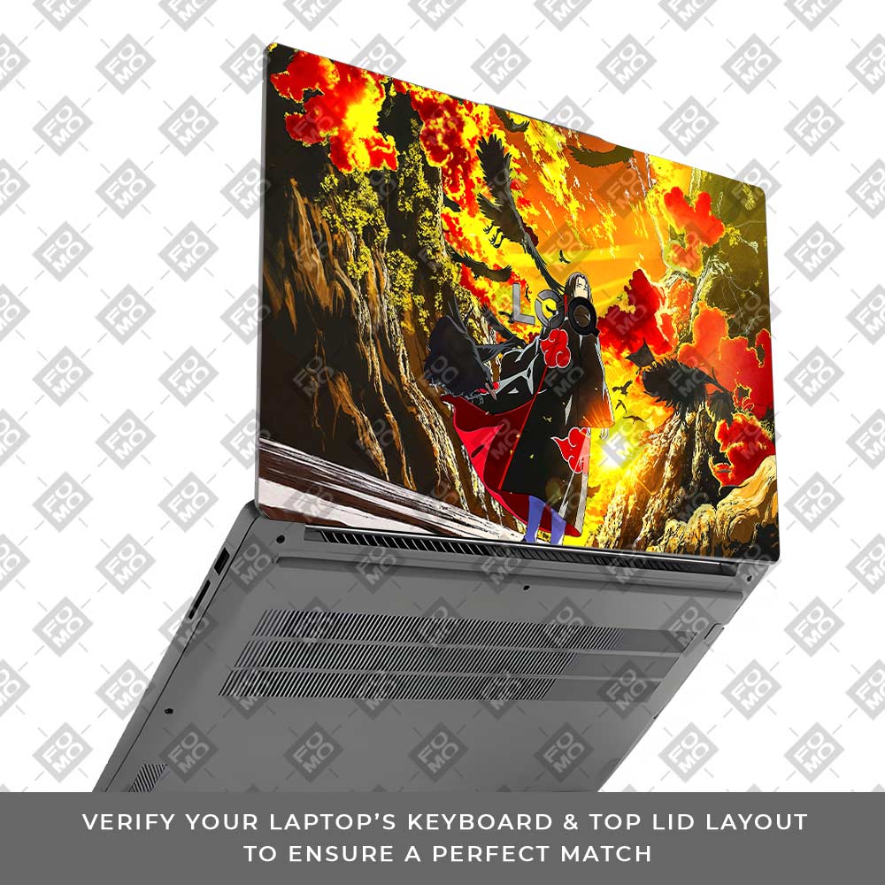 Itachi with Flock of Crows Lenovo LOQ Essential 15IAX9E Laptop Skin