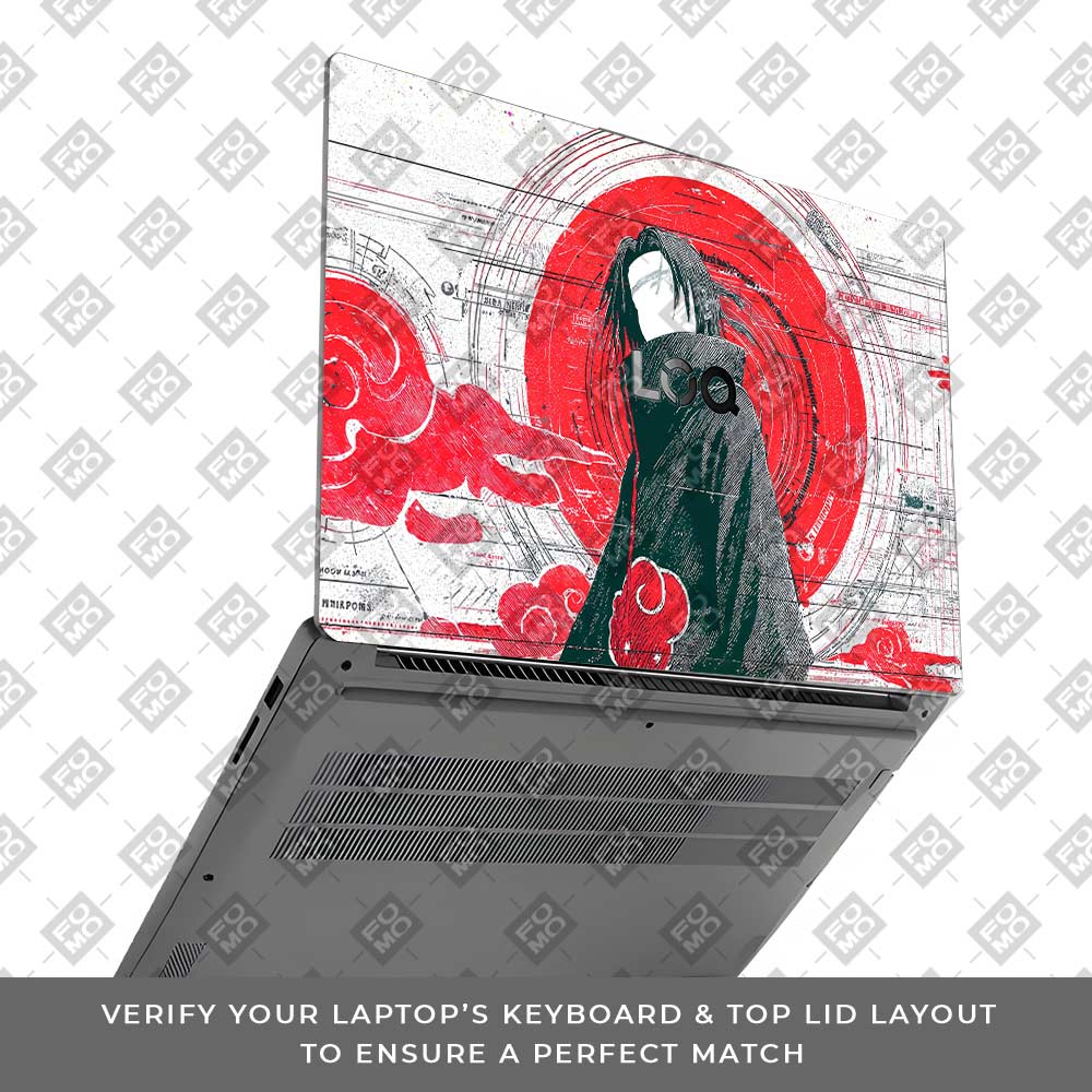 Itachi Uchiha Mark of the Akatsuki Lenovo LOQ Essential 15IAX9E Laptop Skin