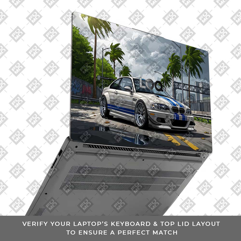 Street Icon BMW E46 Drift Legend Lenovo LOQ Essential 15IAX9E  Laptop Skin