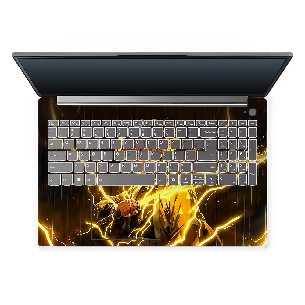 Thunder Soul Lightning Zenitsu Lenovo LOQ Essential 15IAX9E 3D Laptop Skin