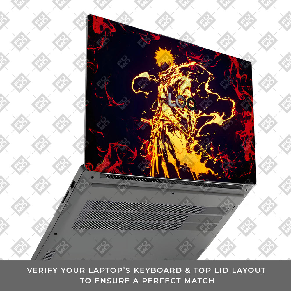 Bleach Ichigo Bankai Form Lenovo LOQ Essential 15IAX9E Laptop Skin