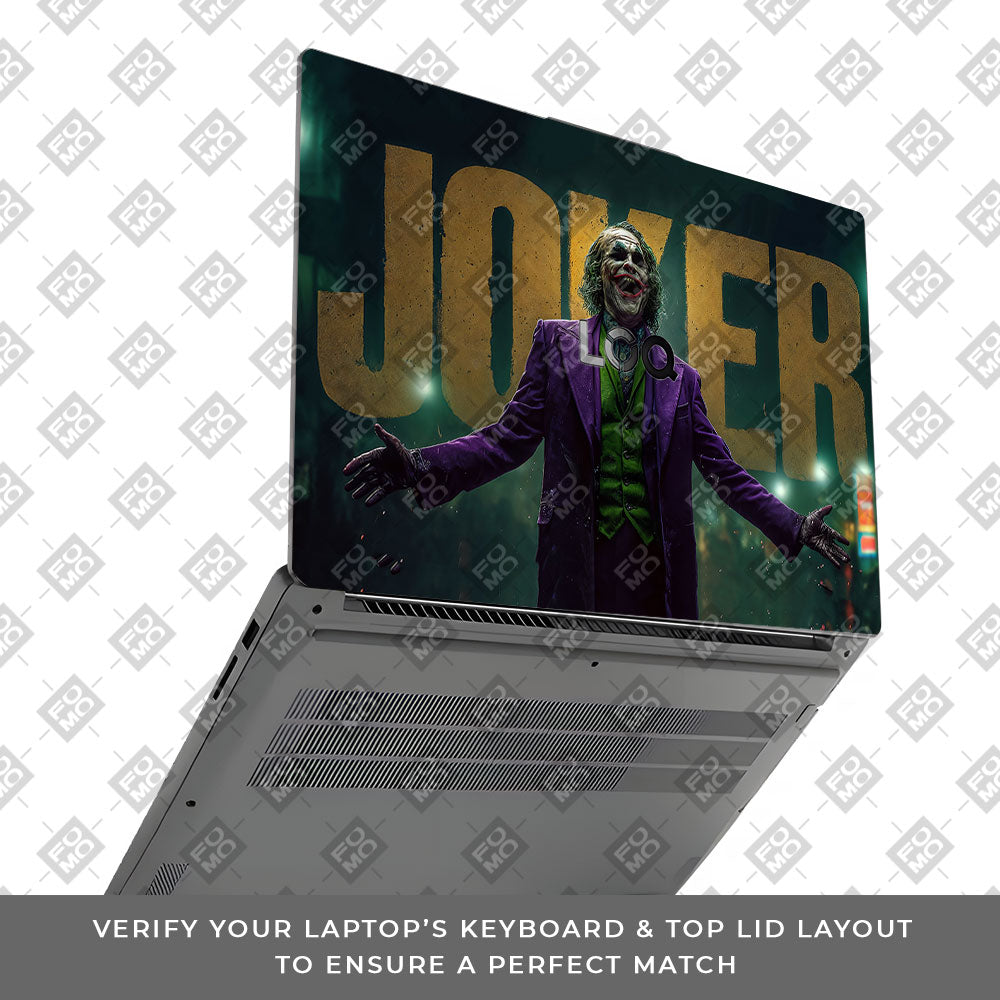 The Joker Chaos Lenovo LOQ Essential 15IAX9E Laptop Skin