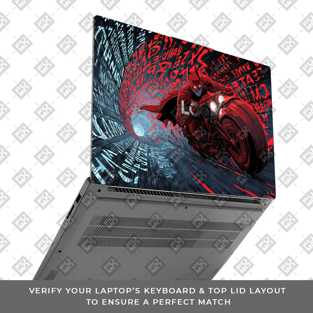 Dark Knight Overdrive Lenovo LOQ Essential 15IAX9E 3D Laptop Skin