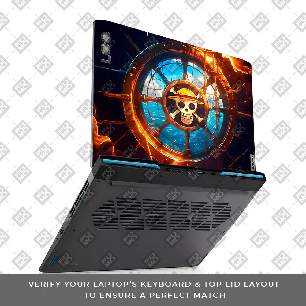 Straw Hat Pirates Emblem Lenovo LOQ 2023 15IRH8, 15APH8 Laptop Skin