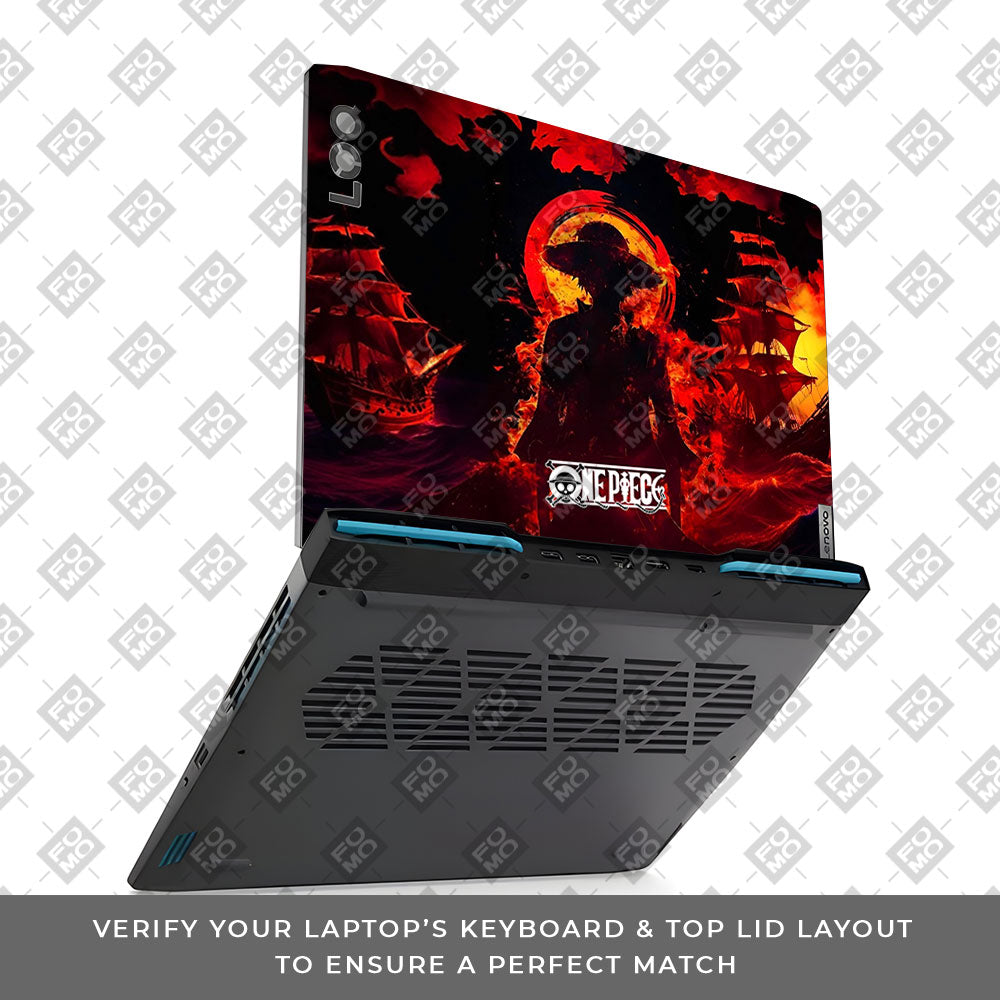 Luffy's Burning Tide Lenovo LOQ 2023 15IRH8, 15APH8 Laptop Skin